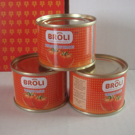 Tomatenmark 70 g x 50 – leicht zu öffnender Deckel, Brix: 28–30 % – Tomatenmark 1–6