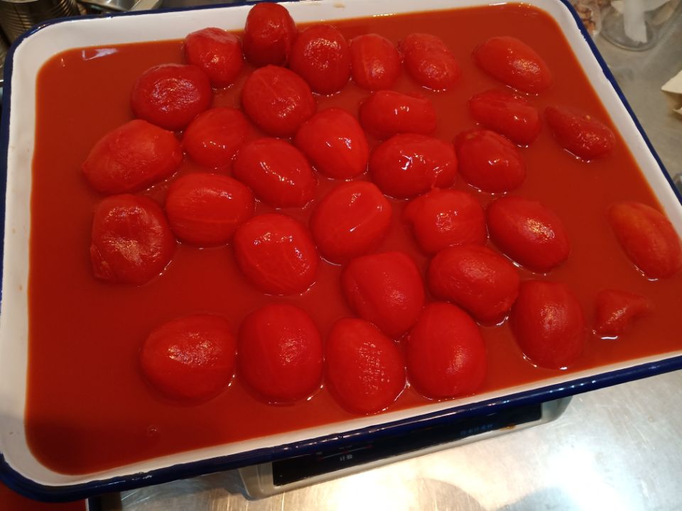 Ganze geschälte Tomate-Tomate 2850g