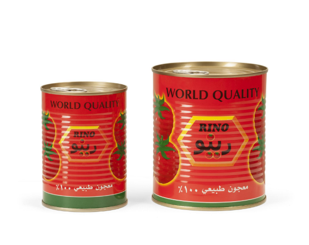 Tomatenpaste 400 g × 24 – leicht zu öffnen, schwer zu öffnen optional, Brix28–30 % (optional) – Tomatenpaste1–8