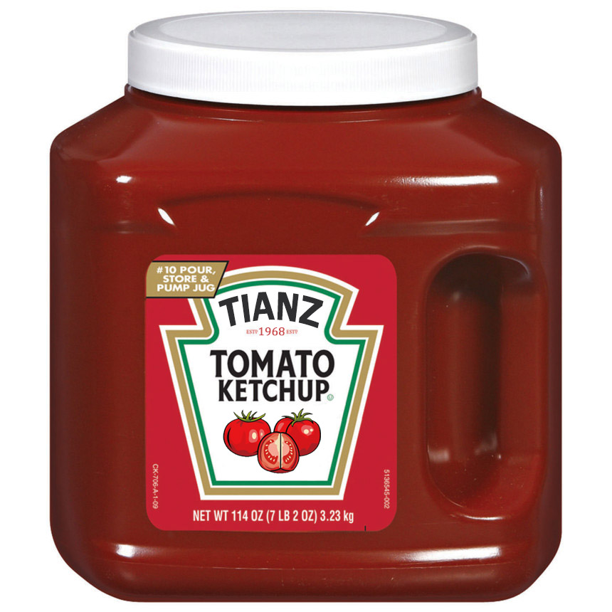FLASCHE TOMATENKETCHUP 3,23KG