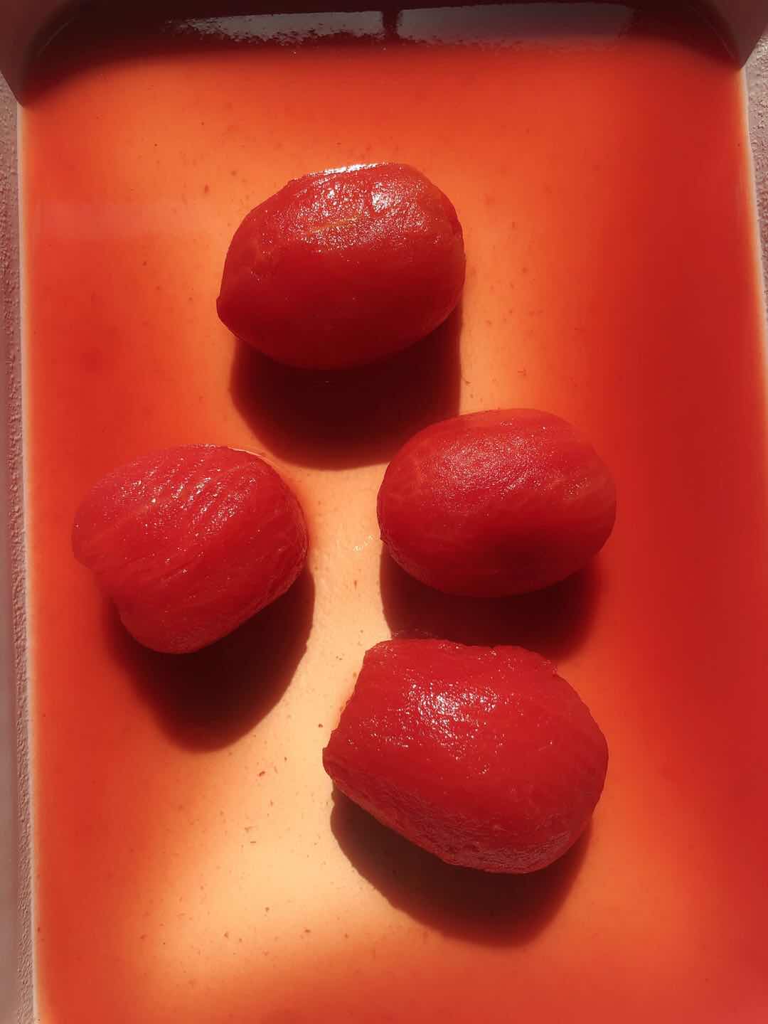 Ganze geschälte Tomate-Tomate 400g