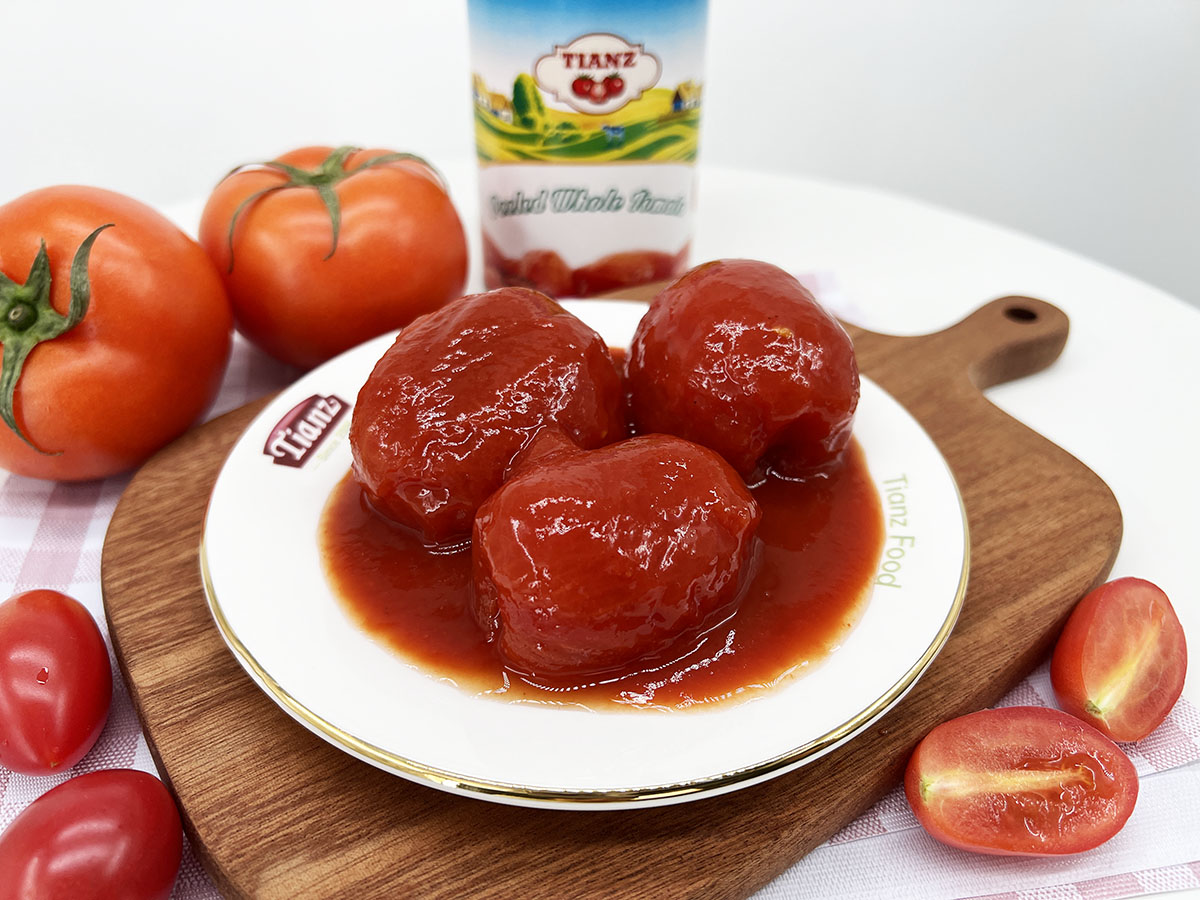 Tianz Gehackte Tomate in Dosen 400 g Brix: 16 % - 18 % Unterstützung OEM